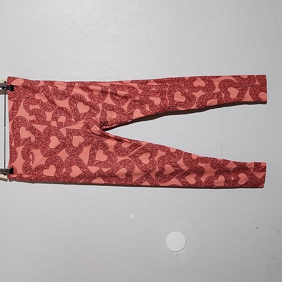 LULAROE LLR TC Valentines Buttery Soft Legging Tall Curvy Holiday Capsule - Picture 4 of 6